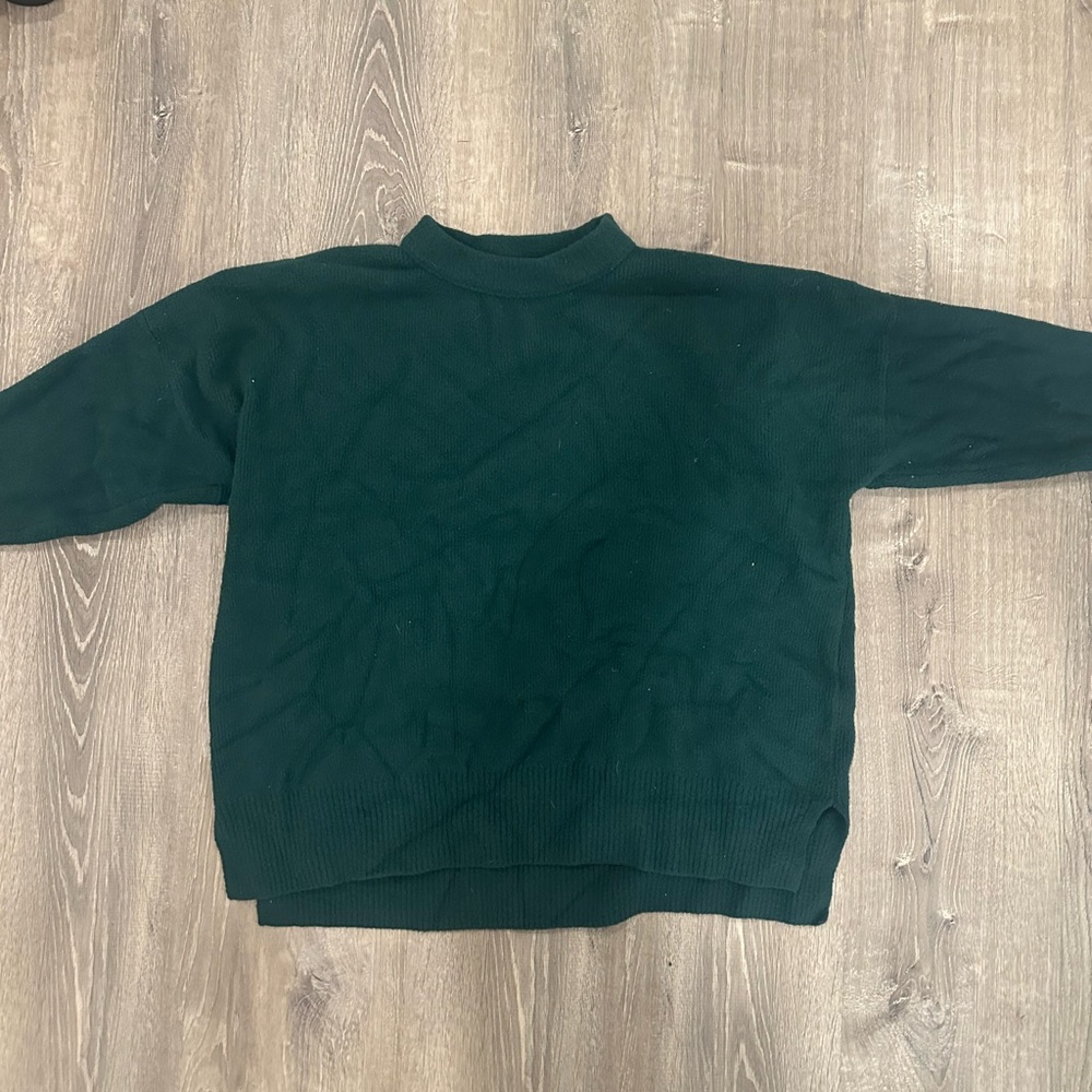 Green Abercrombie mock neck sweater. Size XXL.